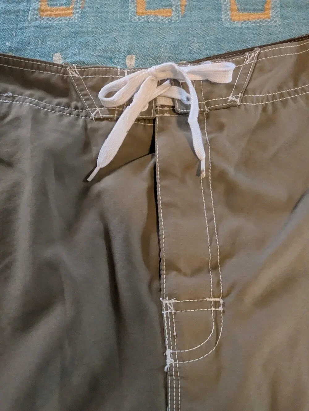 Joe Boxer Swim Shorts Mens Medium Gray/Taupe